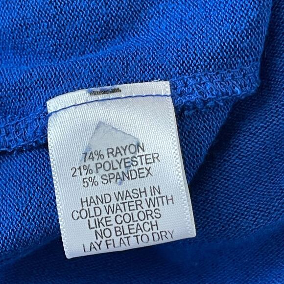 New ~ GIBSON LOOK ~ Convertible Neckline Cozy Fleece Tunic Small - Picture 4 of 7